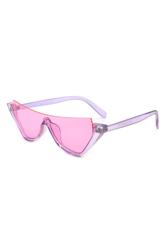 Retro Half Frame Fashion Cat Eye Sunglasses