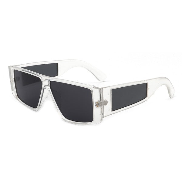 Retro Rectangle Flat Top Fashion Sunglasses