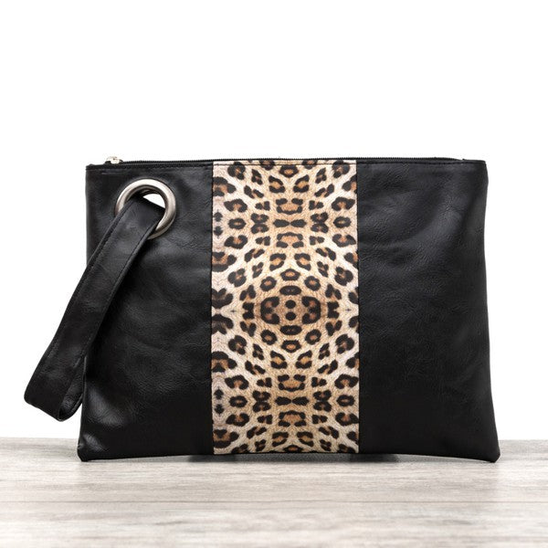 Leopard Dual Tone Clutch