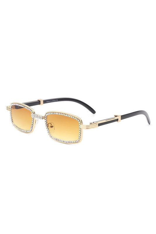 Rectangle Retro Vintage Square Sunglasses