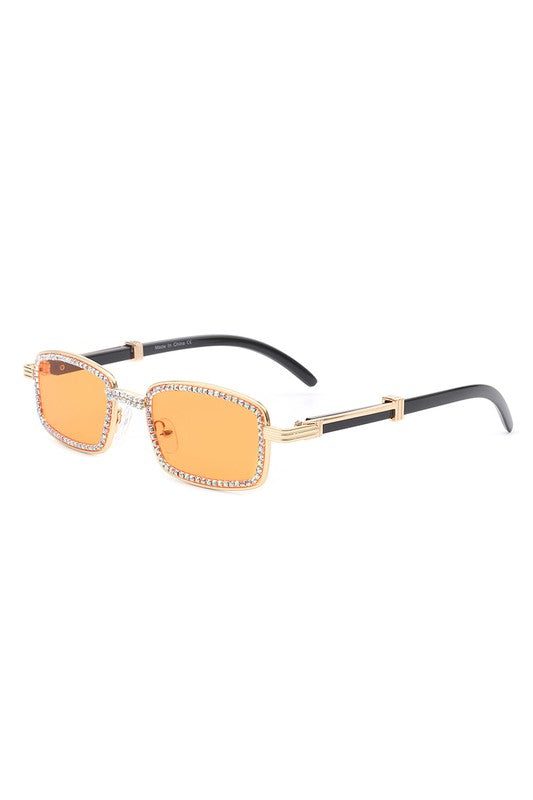 Rectangle Retro Vintage Square Sunglasses