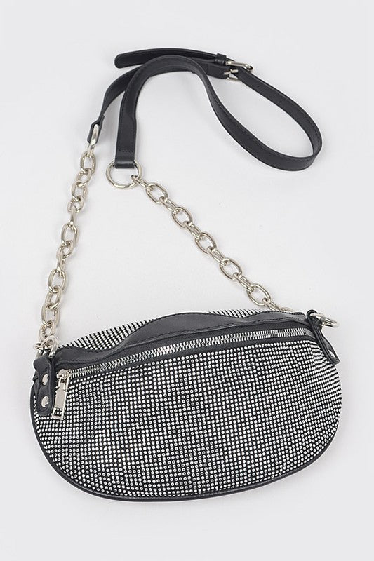 Studded Crossbody Swing Bag