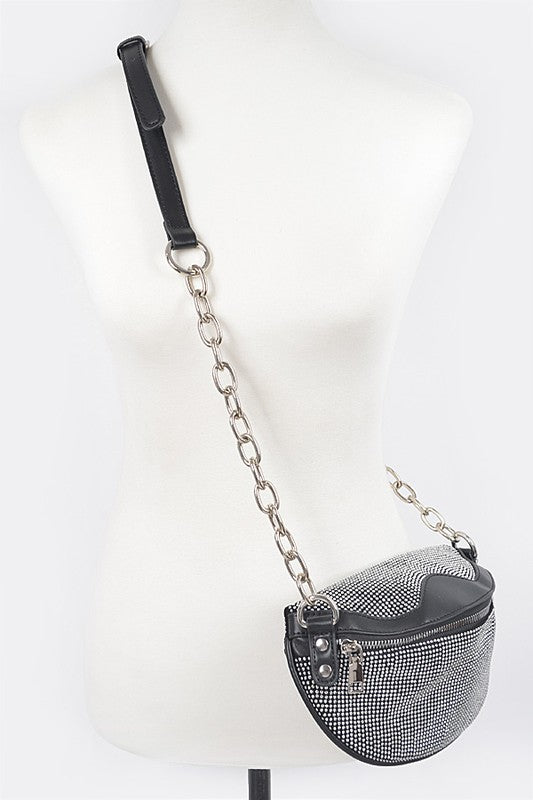 Studded Crossbody Swing Bag