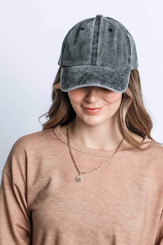 VINTAGE BASIC WASHED CAP