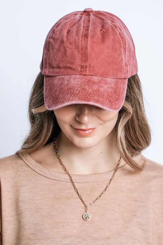 VINTAGE BASIC WASHED CAP