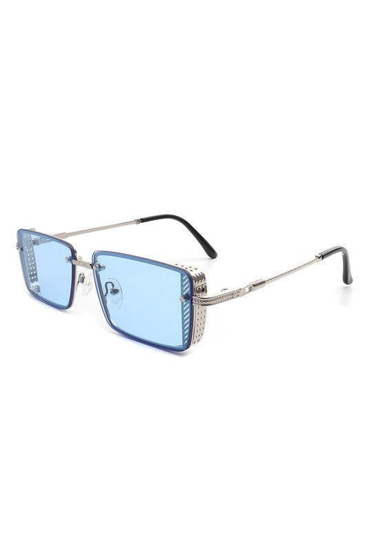 Retro Rectangle Flat Top Fashion Sunglasses