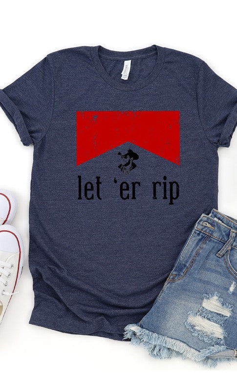 Let Er Rip Graphic Tee T-Shirt PLUS