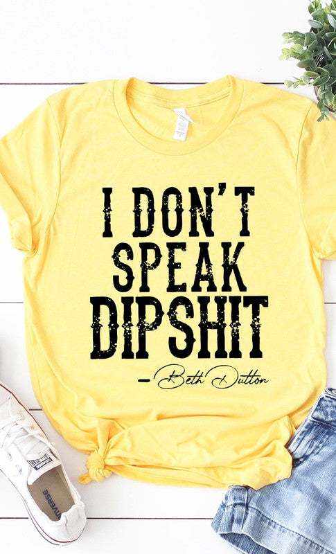 Beth Dutton Dipshit Graphic Tee T-Shirt