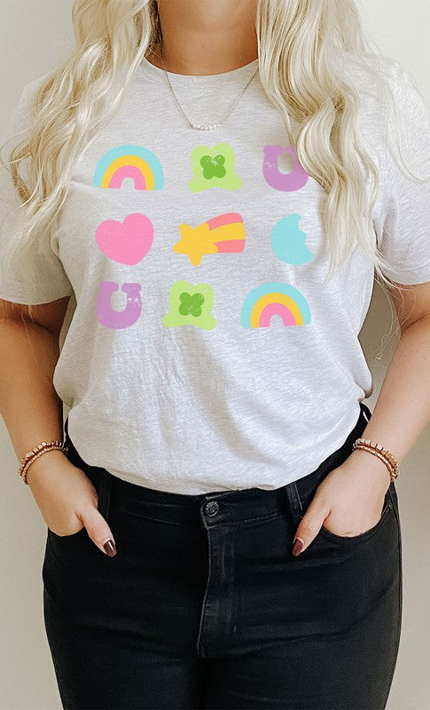 Vintage Lucky Charms Grid Graphic Tee