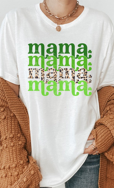 Leopard Lucky Mama Graphic Tee