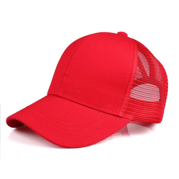 CC Solid Mesh Pony Cap