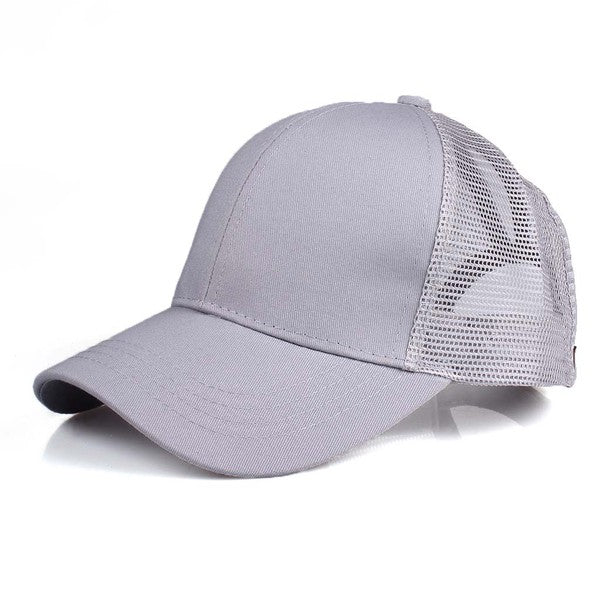 CC Solid Mesh Pony Cap