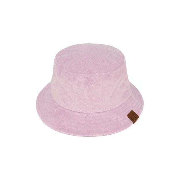 CC Foldable Terry Cloth Bucket Hat