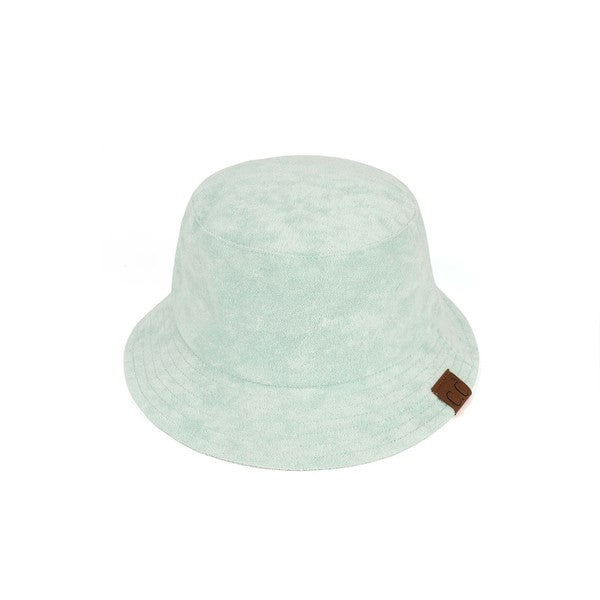 CC Foldable Terry Cloth Bucket Hat