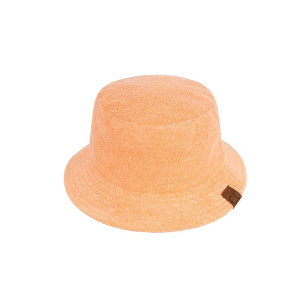 CC Foldable Terry Cloth Bucket Hat