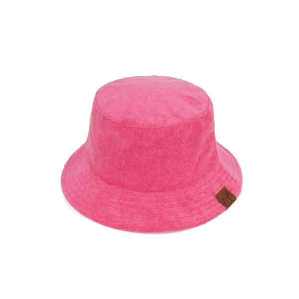 CC Foldable Terry Cloth Bucket Hat