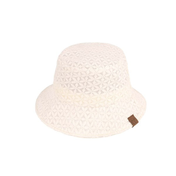 CC Eyelet Knit Bucket Hat