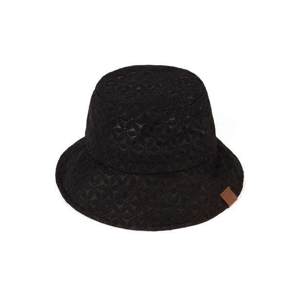 CC Eyelet Knit Bucket Hat