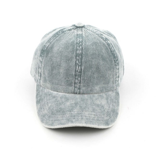 CC Stone-Washed Corduroy Cap