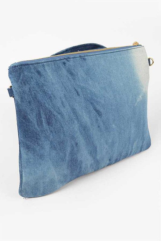 Iconic Denim Jacket Convertible Clutch