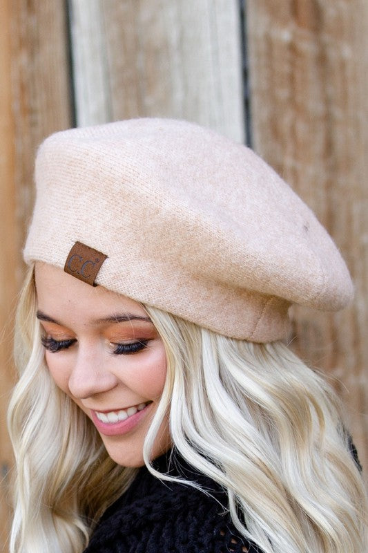 CC Wool All-Weather Adjustable Beret