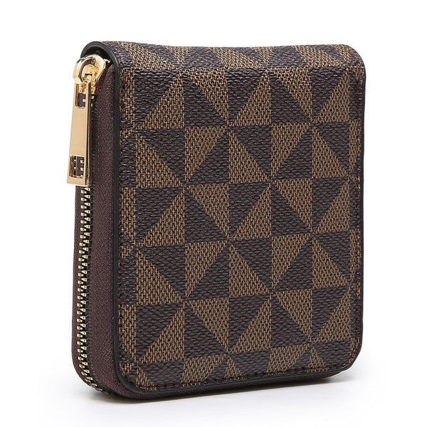 Monogram Zip Around Wallet