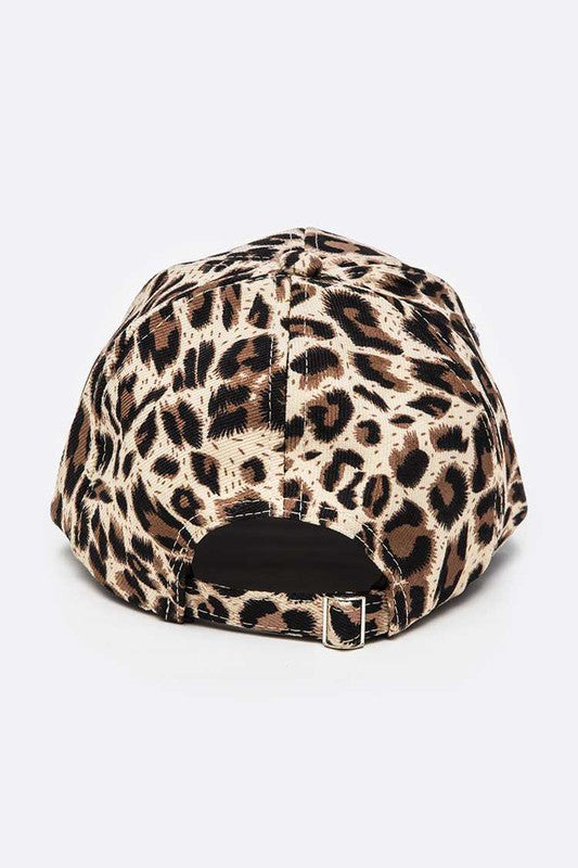 Las Vegas Leopard Printed Fashion Cap