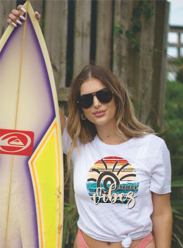 Summer Vibes Softstyle Graphic Tee