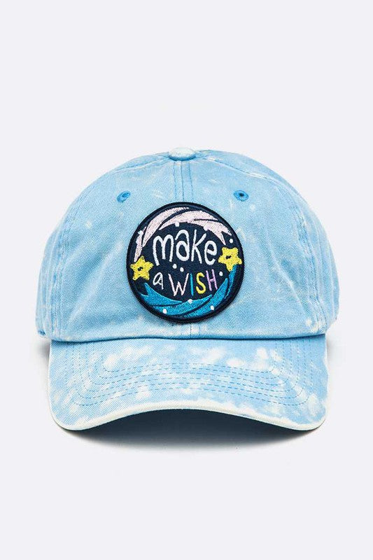 Make A Wish Patch Tie Dye Cap