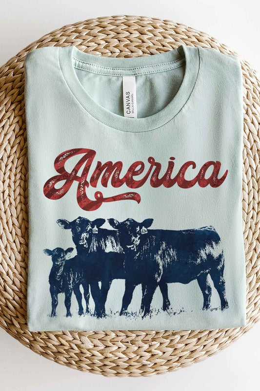 AMERICAN CATTLE T-SHIRT PLUS SIZE