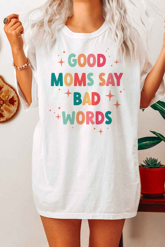 GOOD MOM BAD WORDS T-SHIRT PLUS SIZE