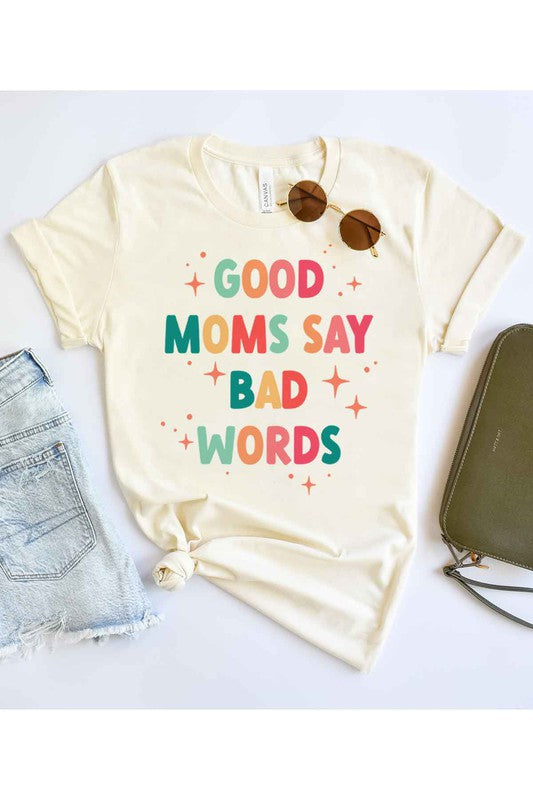 GOOD MOM BAD WORDS T-SHIRT PLUS SIZE