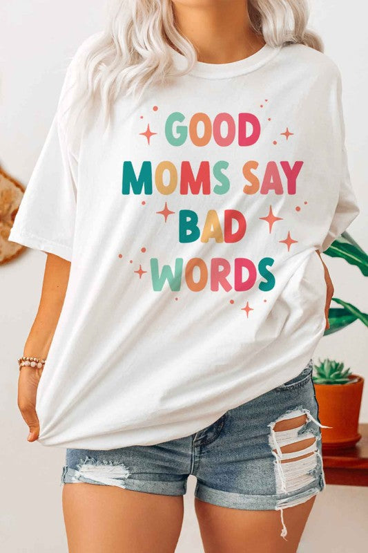 GOOD MOM BAD WORDS GRAPHIC T-SHIRT