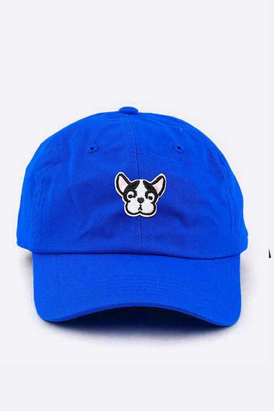 French Bulldog Patch Cotton Cap