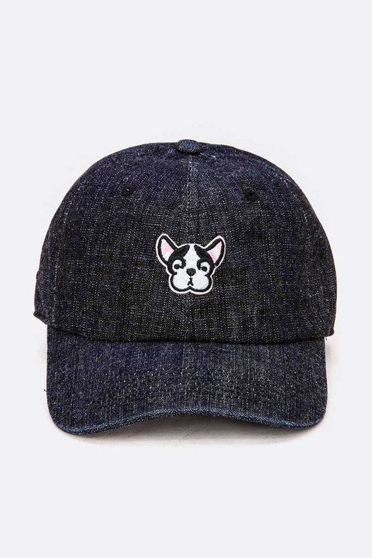 French Bulldog Patch Cotton Cap