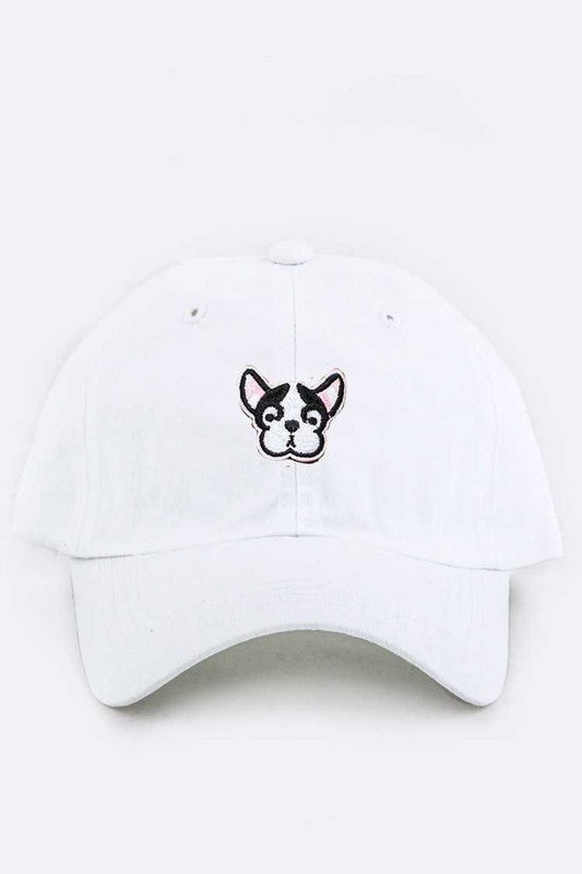 French Bulldog Patch Cotton Cap