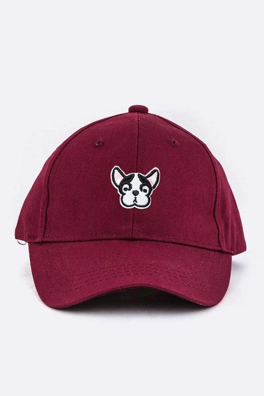 French Bulldog Patch Cotton Cap