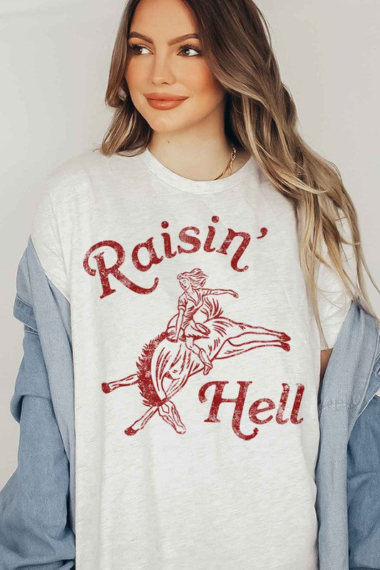 RAISIN HELL GRAPHIC T-SHIRT