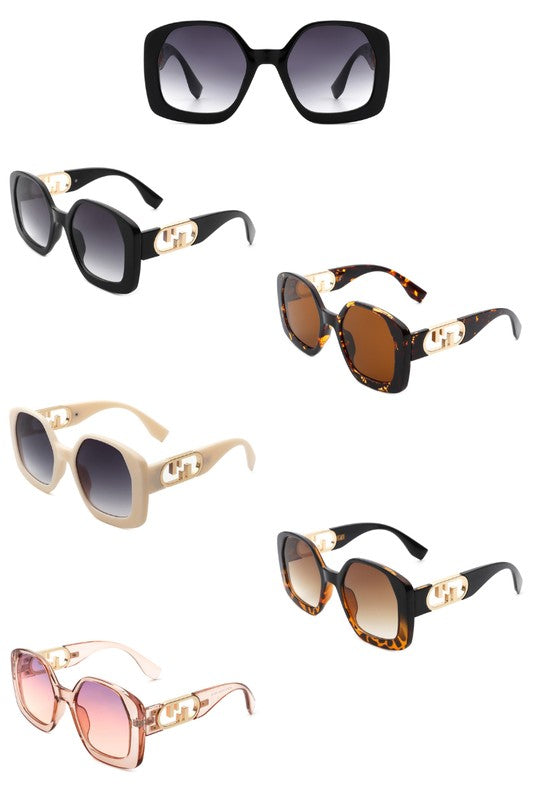 Oversize Chunky Square Women Fashion Sunglasses