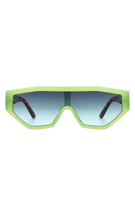 Geometric Square Futuristic Fashion Sunglasses