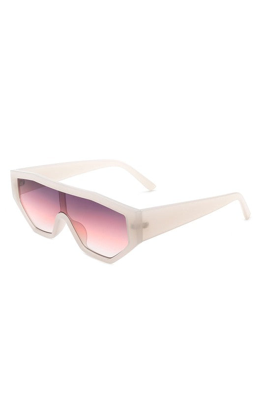 Geometric Square Futuristic Fashion Sunglasses