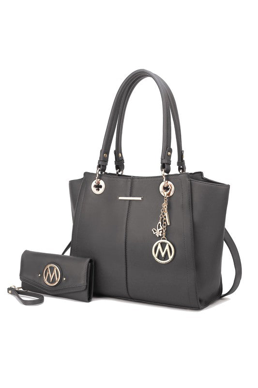 MKF Ivy Tote Handbag with Wallet Crossover by Mia