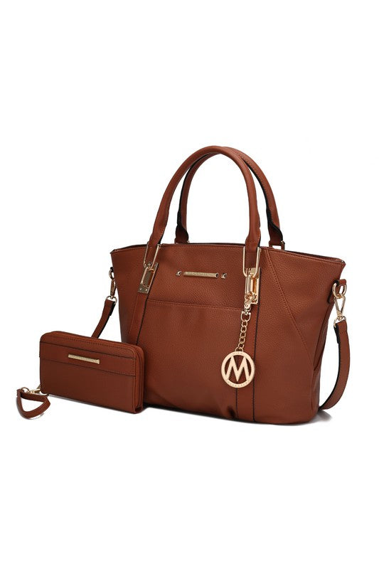 MKF Darielle Satchel Handbag with Wallet by Mia k