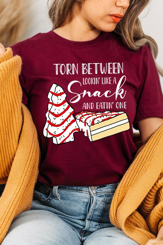Torn Between Lookin Like a Snack and Eatin One Women’s Tee T-Shirt
