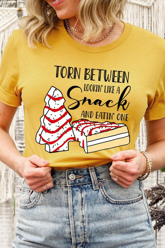 Torn Between Lookin Like a Snack and Eatin One Women’s Tee T-Shirt