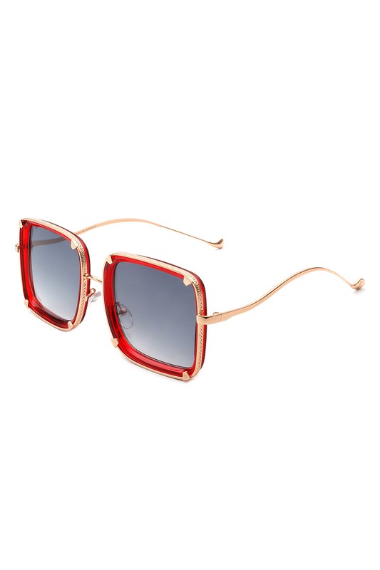 Classic Square Retro Tinted Fashion Sunglasses