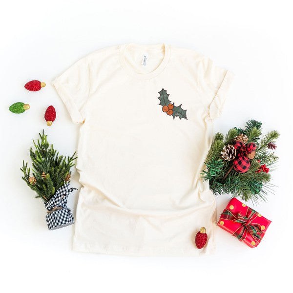 Retro Ho Ho Ho Front & Back Graphic Tee