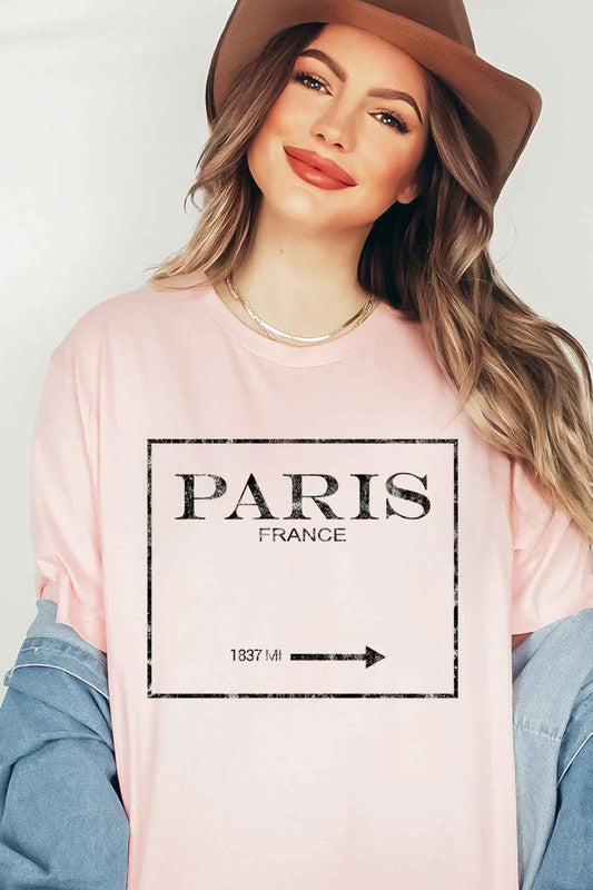 PARIS FRANCE GRAPHIC TEE / T-SHIRT