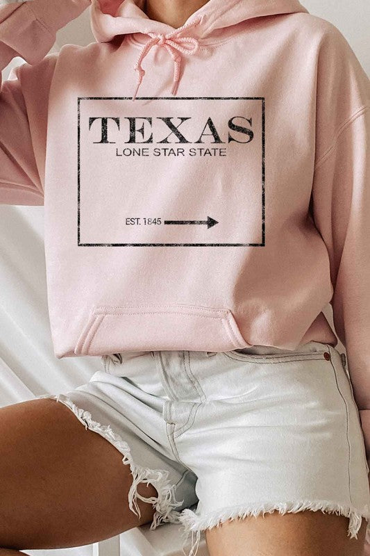 TEXAS LONE STAR STATE GRAPHIC HOODIE