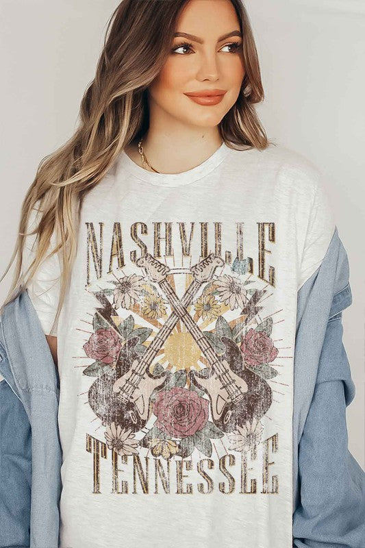 NASHVILLE TENNESSEE GRAPHIC T-SHIRT